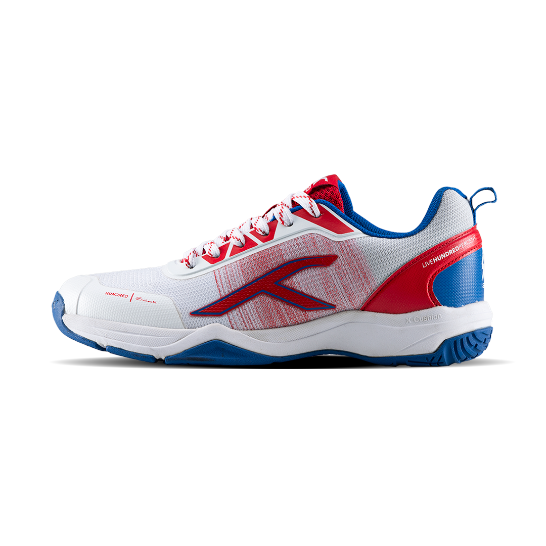 Quantum Boom badminton shoes — White/Red/Blue — product image 8