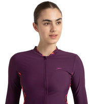 womens-enduraflex-two-piece-closedback-full-body-suit-plum-dandy-coral-sands-neon-violet