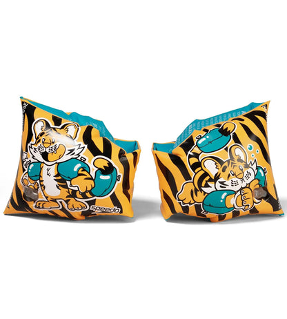 unisex-aanadi-bengali-tiger-print-swim-confidence-armbands-for-tots-orange-green