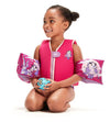 Unisex Aria Sea Otter Print Swim Confidence Armbands For Tot's - Pink & Purple
