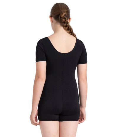 Women's Enduraflex Closedback Sleeved Swimdress With Boyleg - Plum Dandy & Lilac Breeze