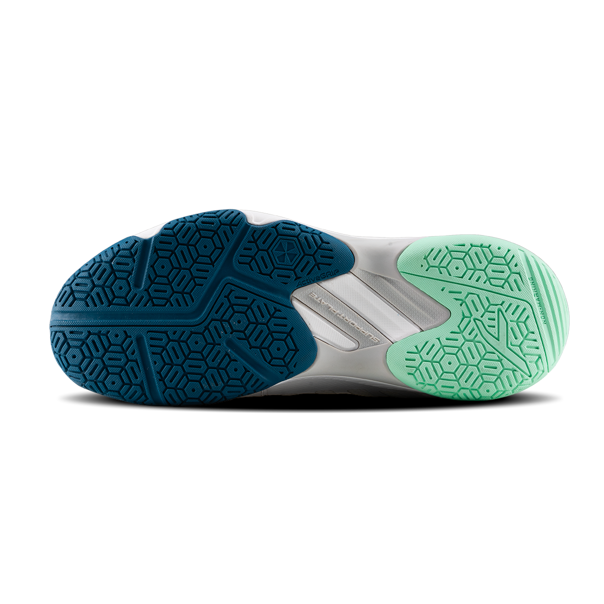 Hyper Court badminton shoes — White/Blue — product image 5