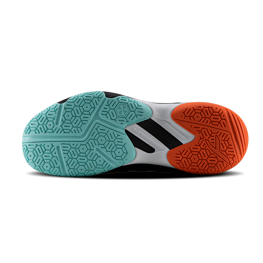 Hyper Court badminton shoes — Black/Orange/Blue — product image 10