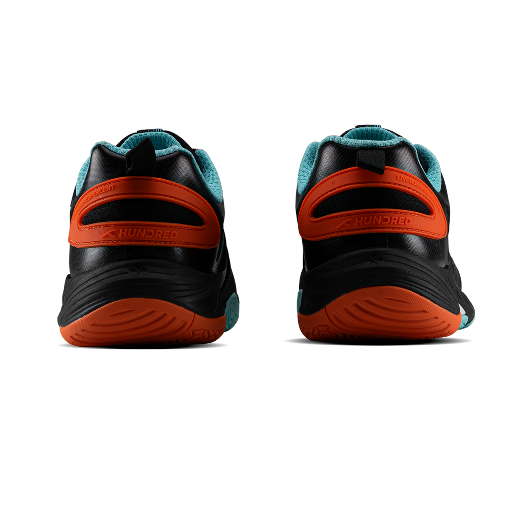 Hyper Court badminton shoes — Black/Orange/Blue — product image 11