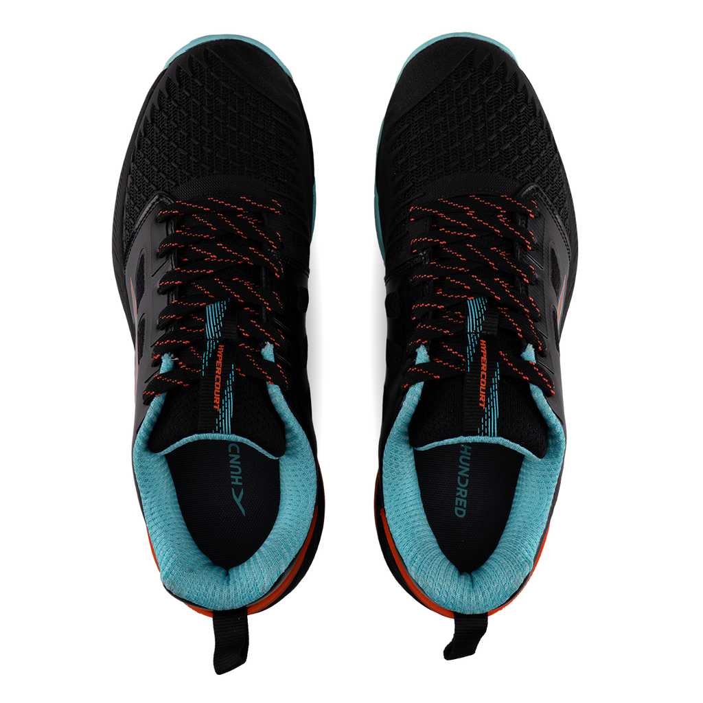 Hyper Court badminton shoes — Black/Orange/Blue — product image 13