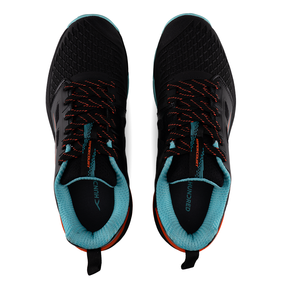 Hyper Court badminton shoes — Black/Orange/Blue — product image 13