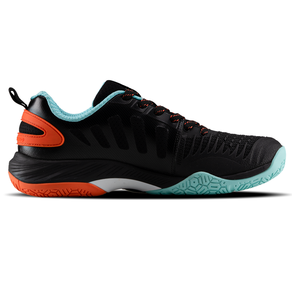 Hyper Court badminton shoes — Black/Orange/Blue — product image 14