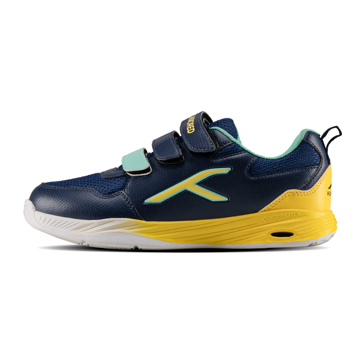 Court Champions badminton shoes — Navy/Yellow/Green — product image 25