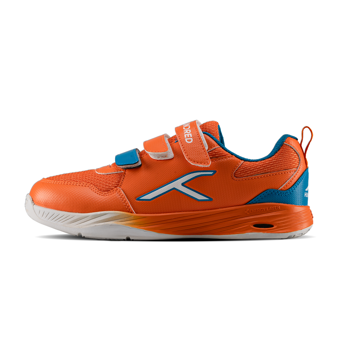 Court Champions badminton shoes — Orange/Blue/White — product image 19