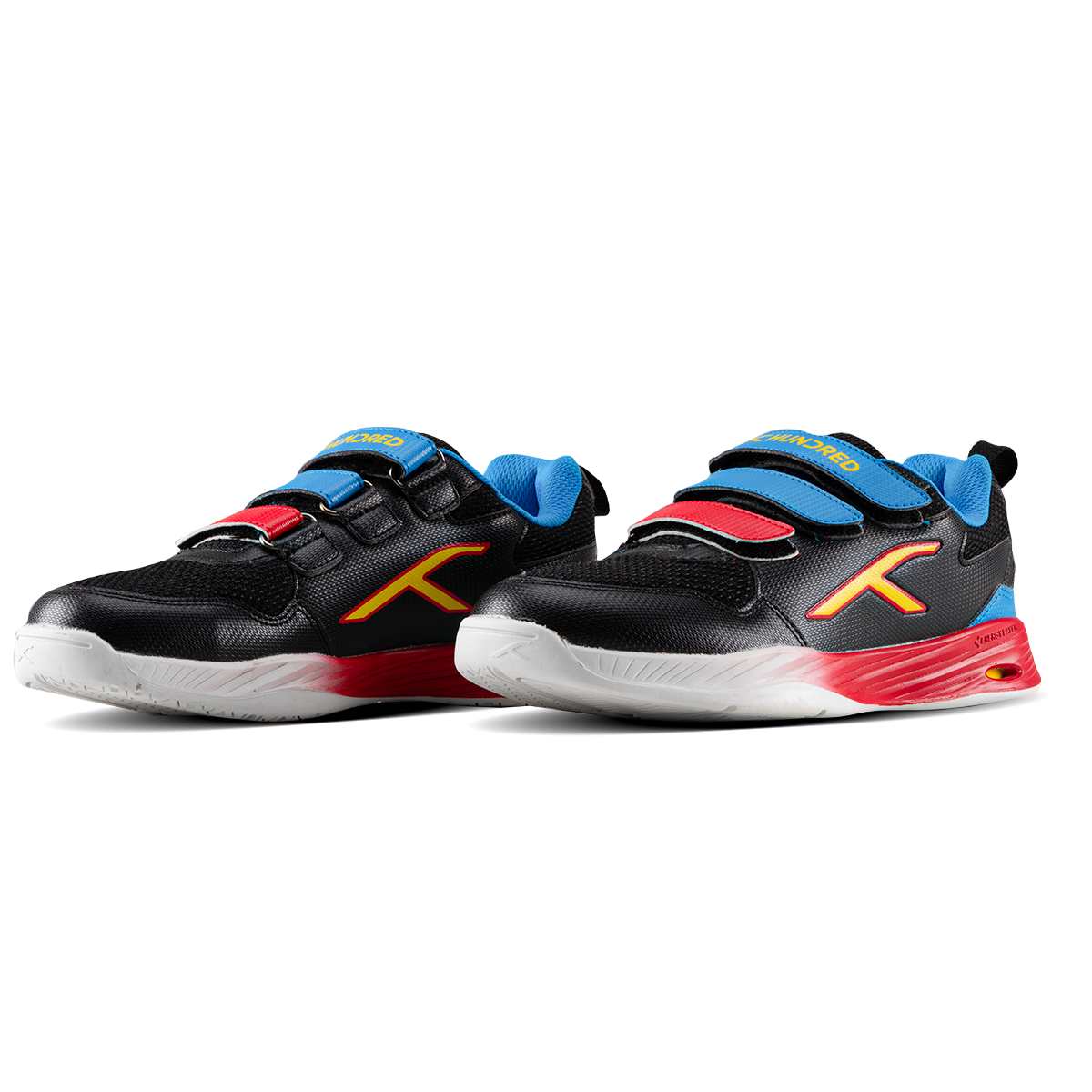Court Champions badminton shoes — Black/Blue/Red — product image 4