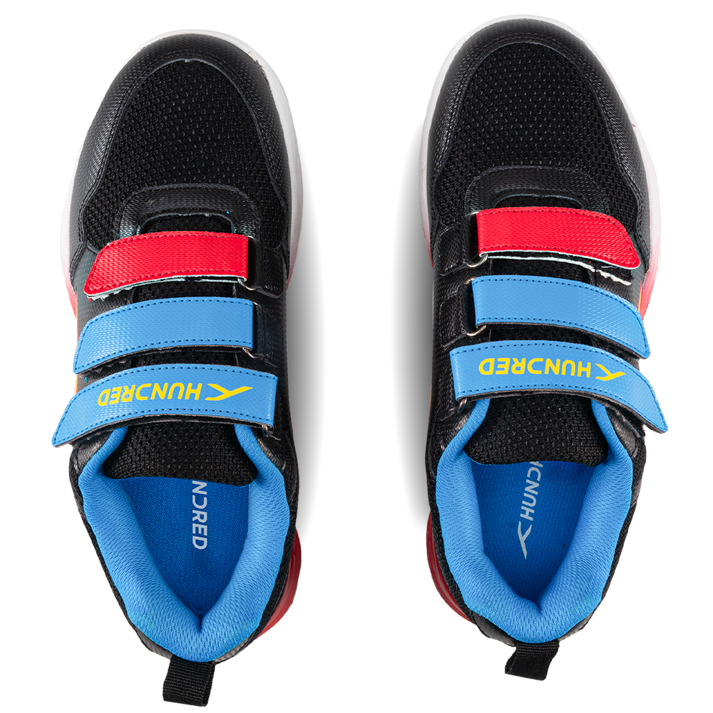 Court Champions badminton shoes — Black/Blue/Red — product image 5