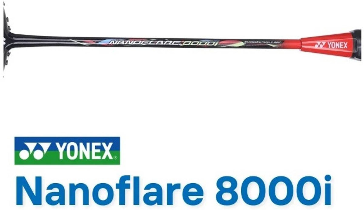 YONEX Nanoflare 8000i Badminton Racket - Black/Red - Shaft Detail