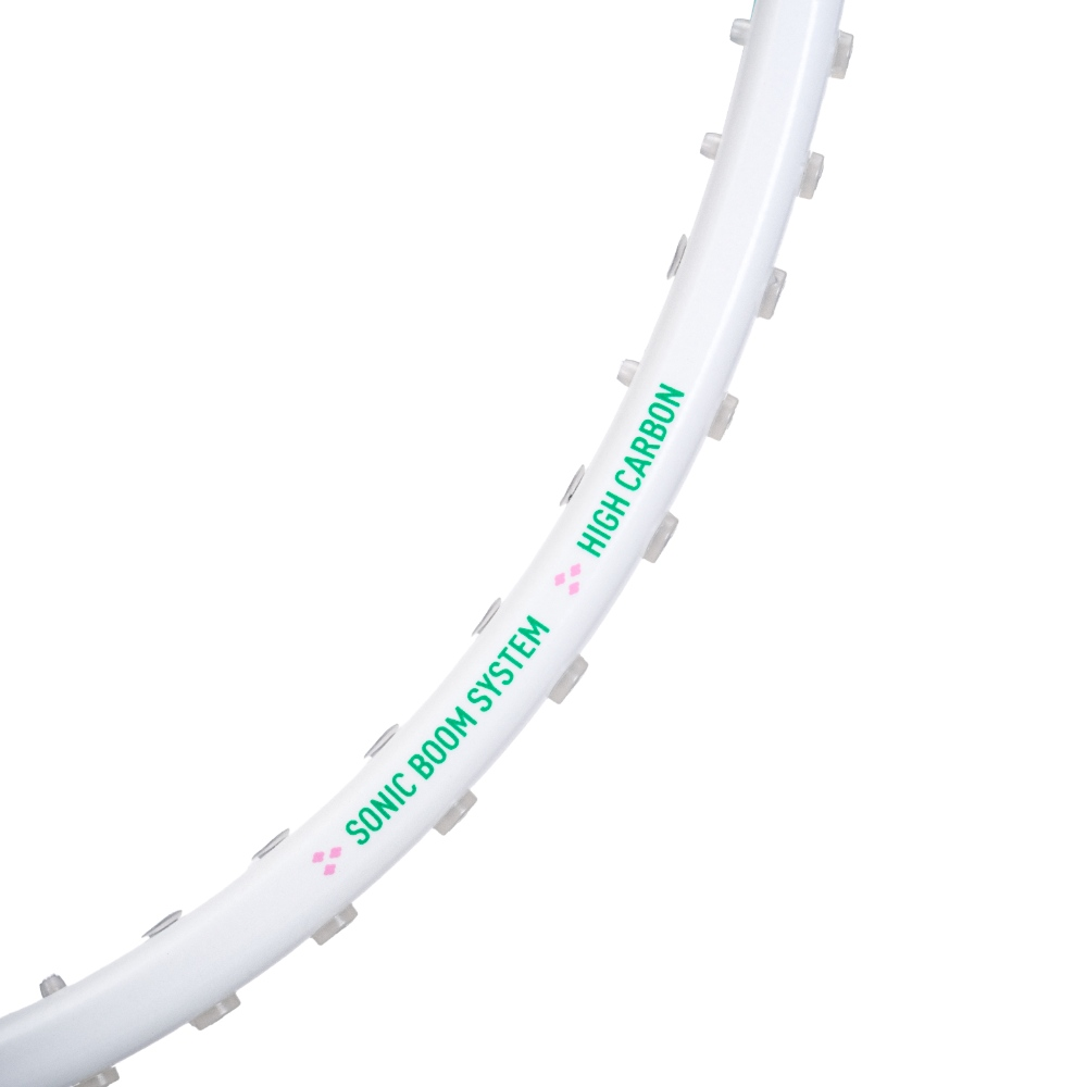 Li-Ning Axforce Cannon 4U Pearl White badminton racket, view 4
