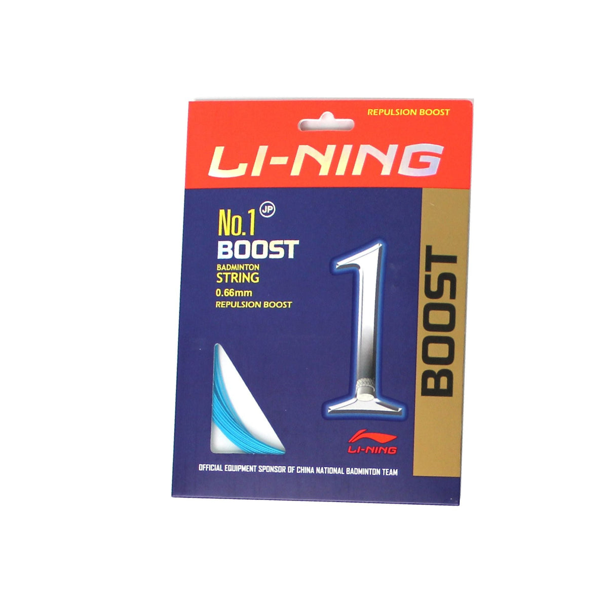 Li-Ning No. 1 Boost badminton string in teal