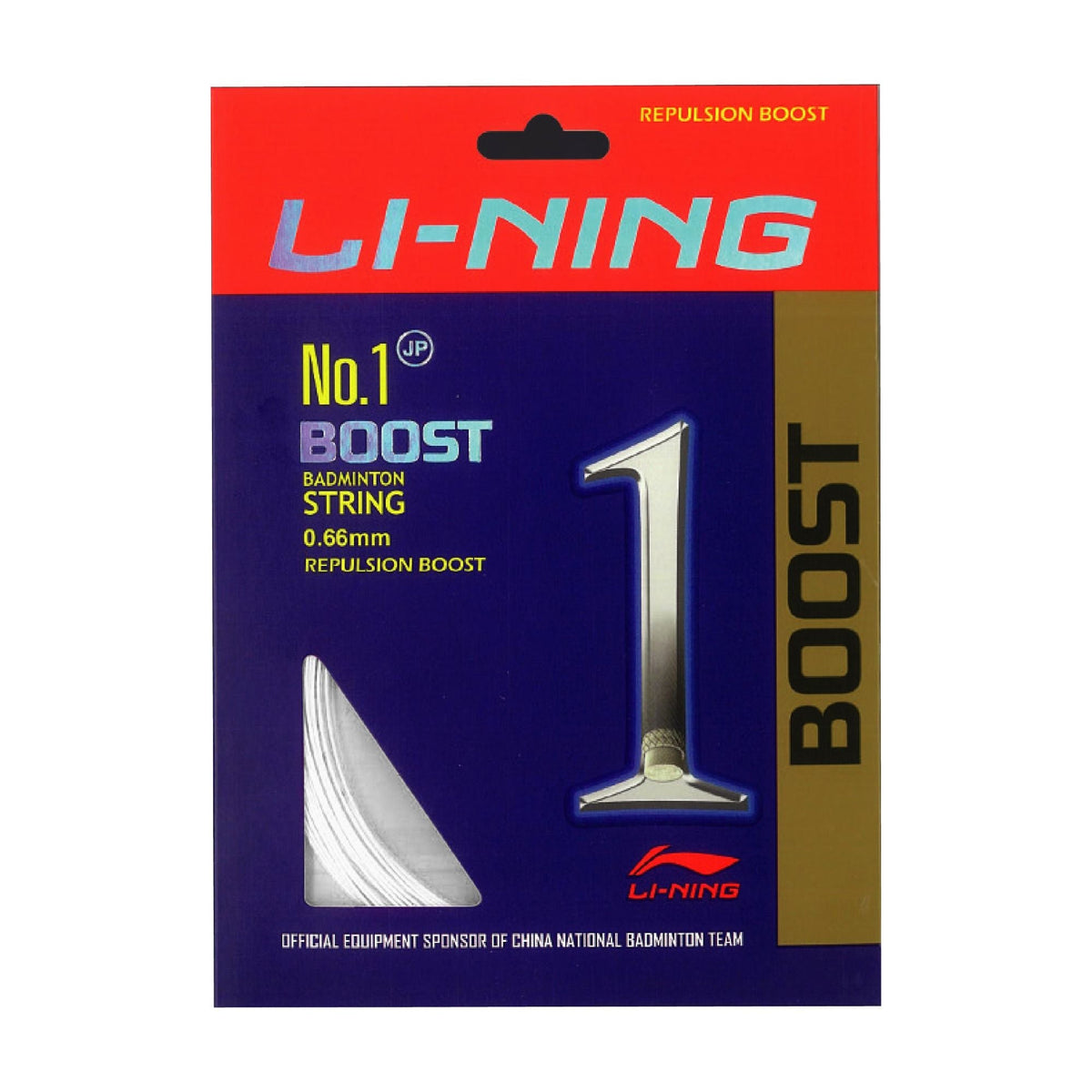 Li-Ning No. 1 Boost badminton string in teal