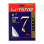 Li-Ning No. 7 Boost badminton string, White variant, official source image 1