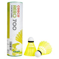 COSCO Aero 700 yellow nylon badminton shuttlecock with foam base