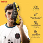 COSCO Soccer Hyper black football shoes, UK sizes 4–10 – image 5