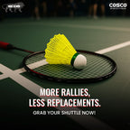 COSCO AERO 999 Match Play nylon badminton shuttlecock pack of 6, product view