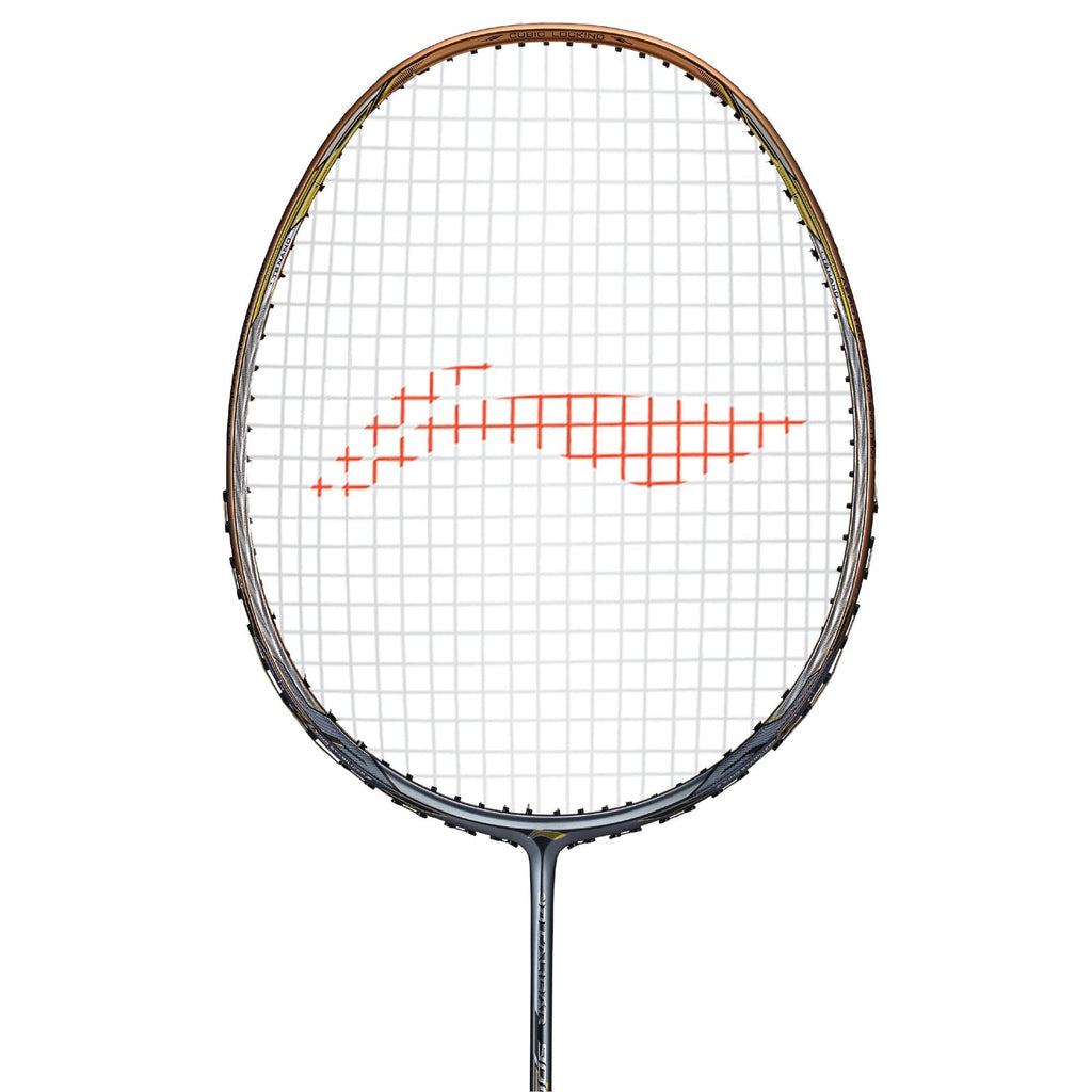 Li-Ning 3D Calibar 900 badminton racket, Gold Grey, image 2