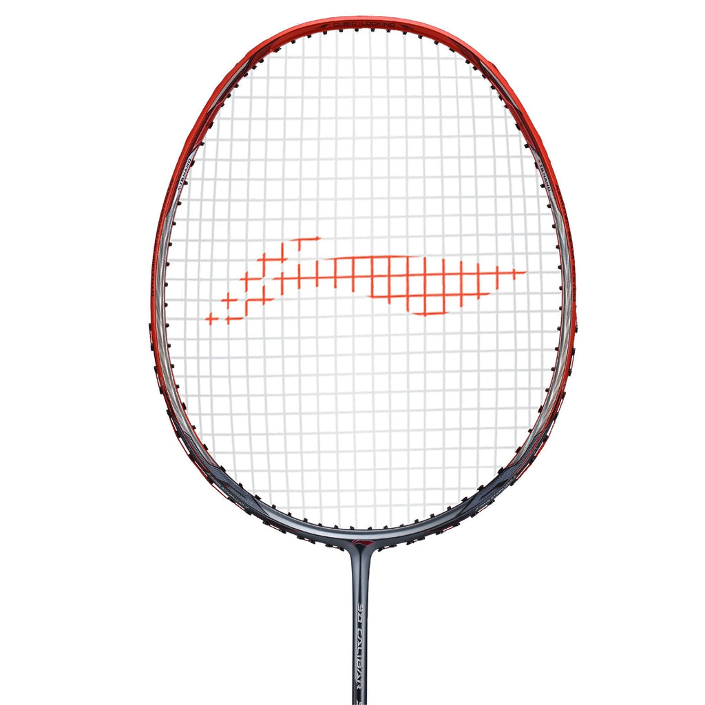 Li-Ning 3D Calibar 900 Boost badminton racket, Red Grey, image 2