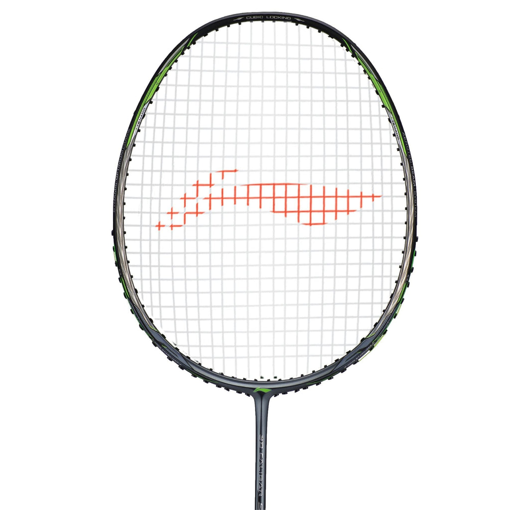Li-Ning 3D Calibar 900 Combat badminton racket, Black Grey, image 2