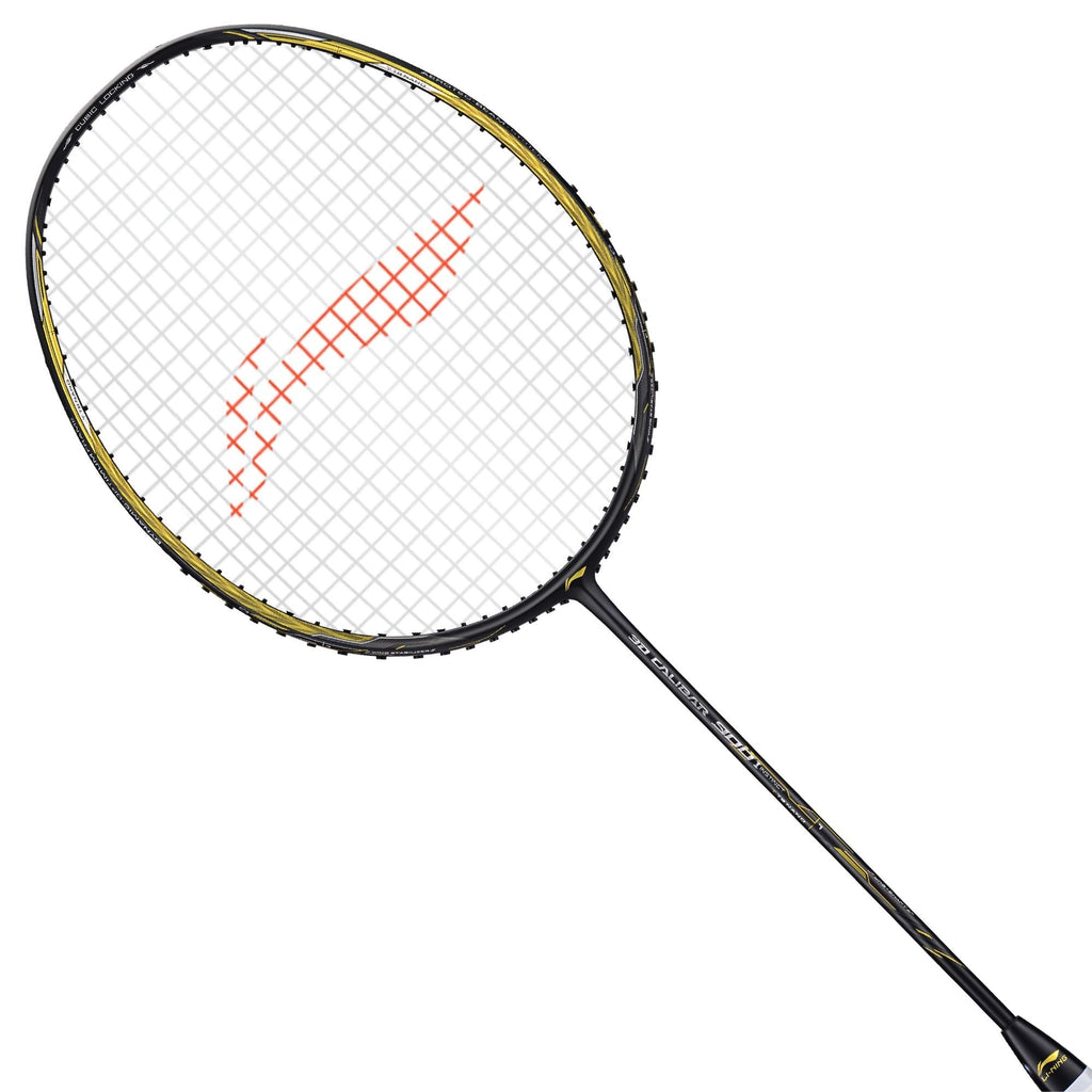 Li-Ning 3D Calibar 900 Instinct badminton racket, Black Gold, image 1