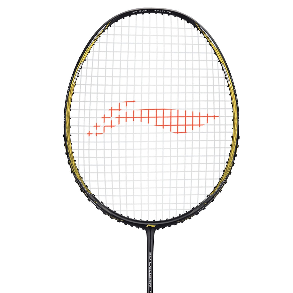 Li-Ning 3D Calibar 900 Instinct badminton racket, Black Gold, image 2