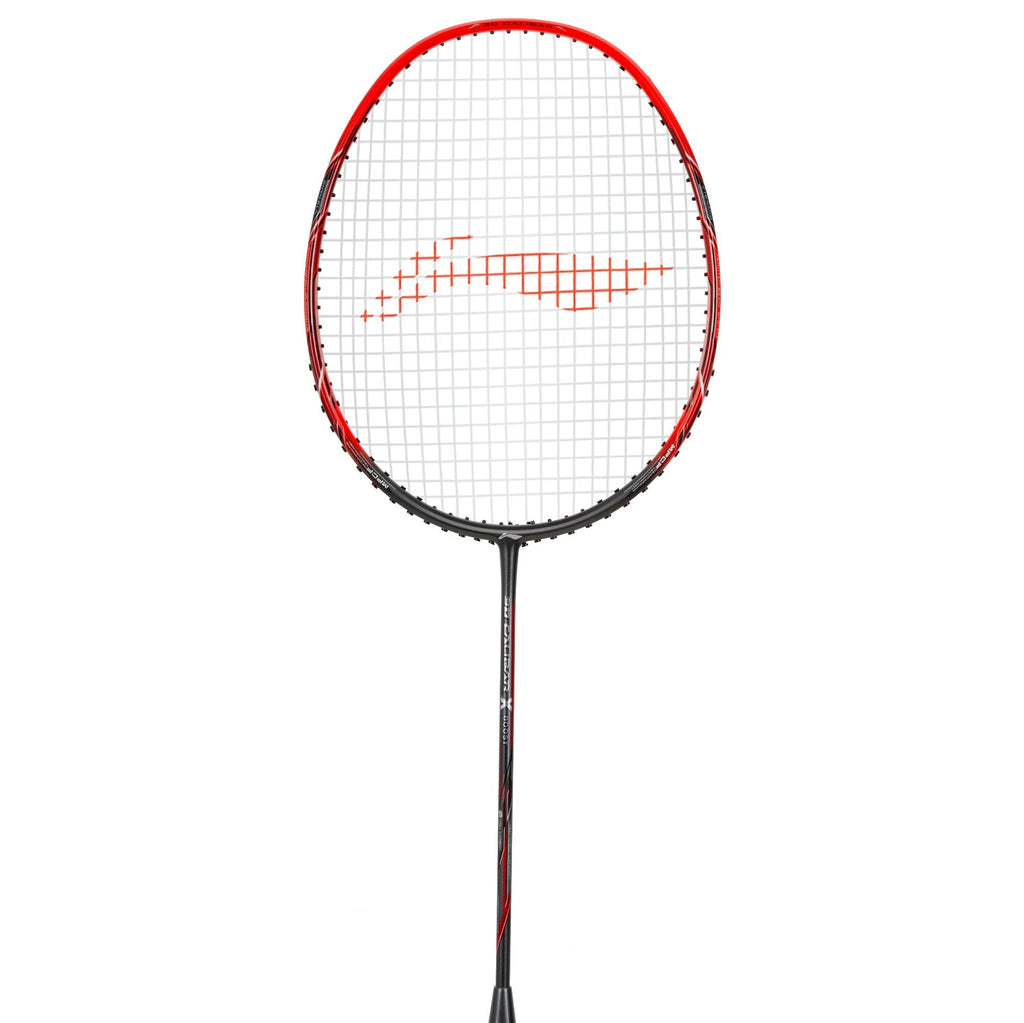 Li-Ning 3D Calibar X Boost badminton racket, Dark Grey/Red, image 2