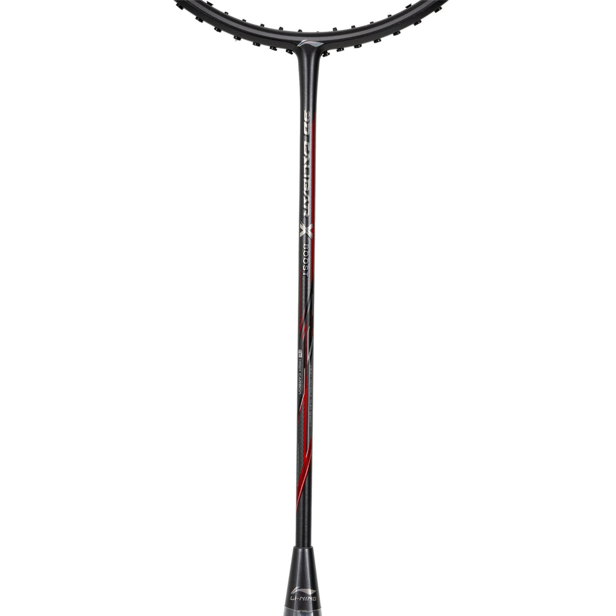 Li-Ning 3D Calibar X Boost badminton racket, Dark Grey/Red, image 4