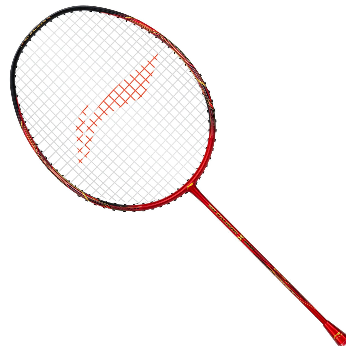 Li-Ning 3D Calibar X Boost badminton racket, Red/Black, image 1