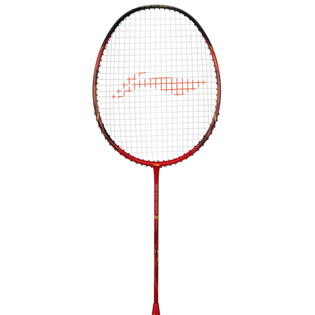 Li-Ning 3D Calibar X Boost badminton racket, Red/Black, image 2