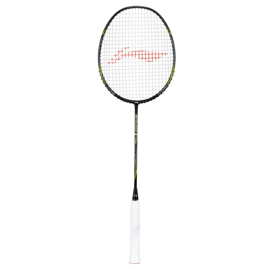 Li-Ning 3D Calibar X Combat badminton racket, Black/Lime, image 6
