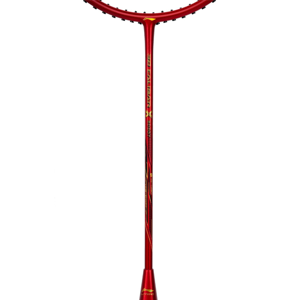 Li-Ning 3D Calibar X Boost badminton racket, Red/Black, image 4