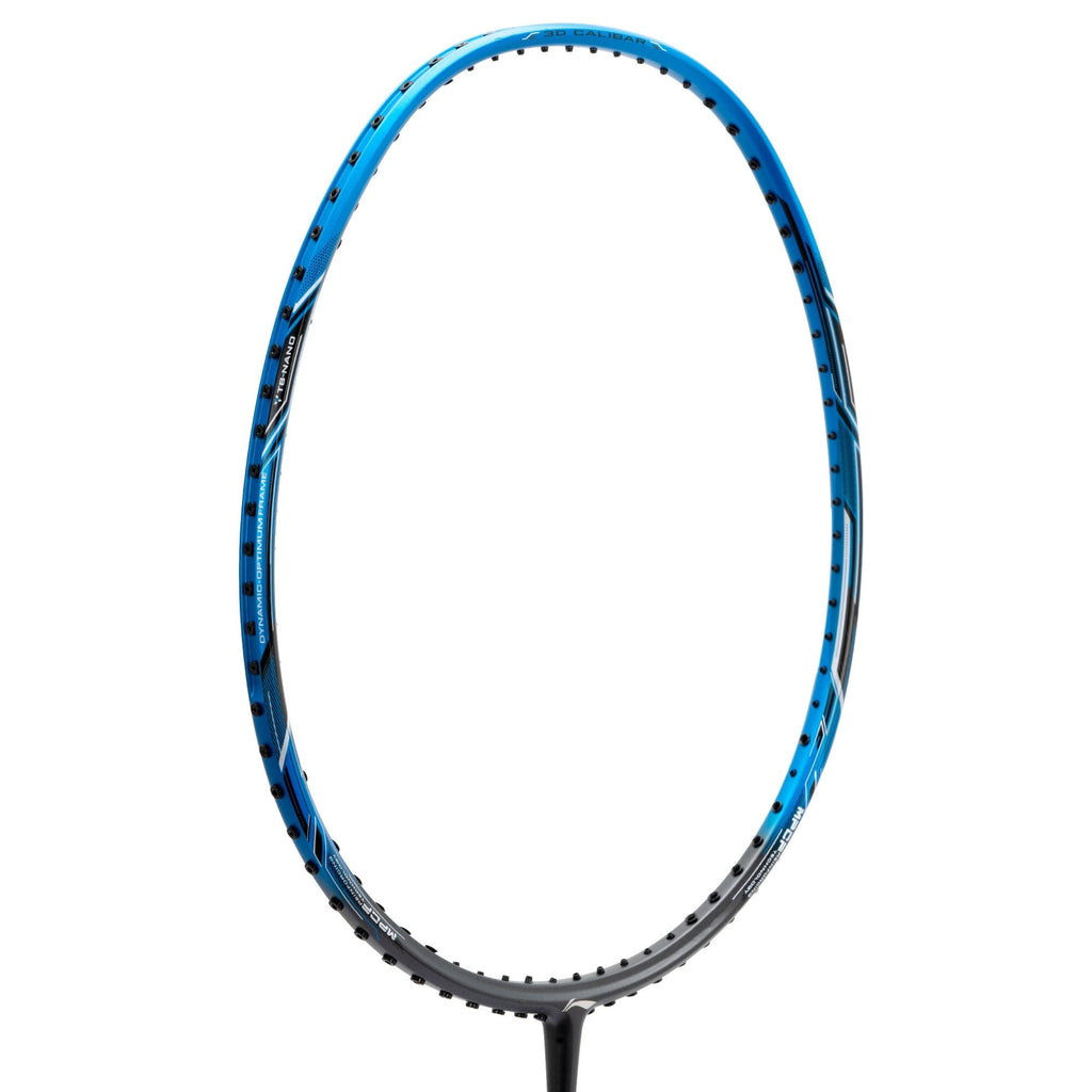 Li-Ning 3D Calibar X Combat badminton racket, Charcoal/Blue, image 3