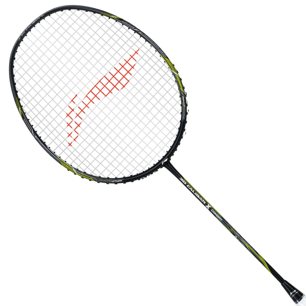 Li-Ning 3D Calibar X Combat badminton racket, Black/Lime, image 1