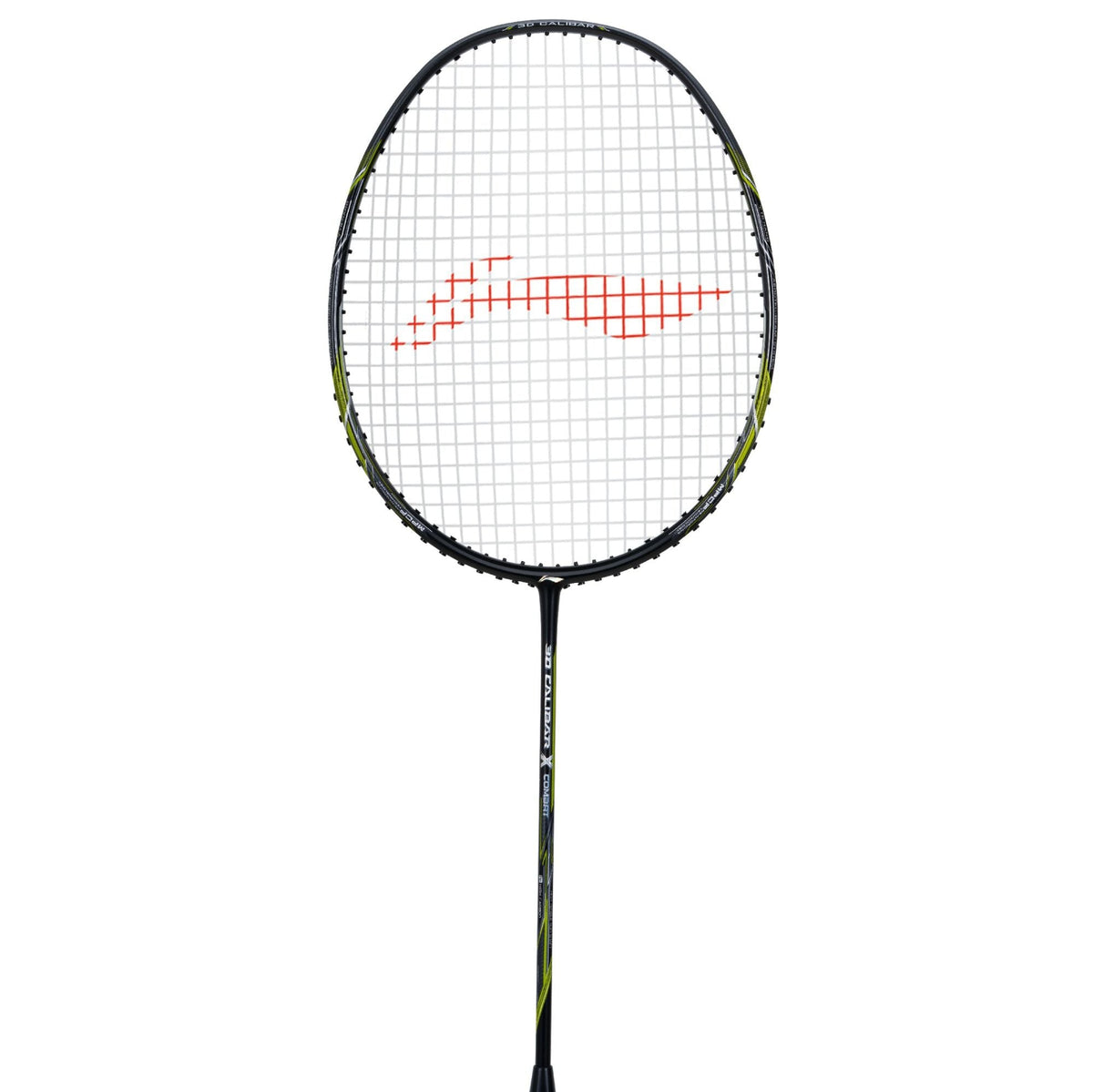 Li-Ning 3D Calibar X Combat badminton racket, Black/Lime, image 2