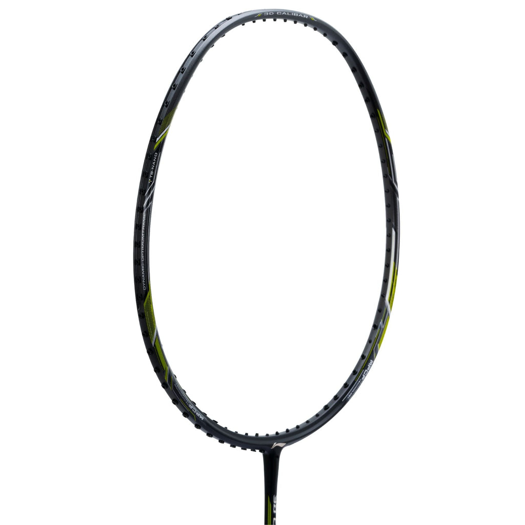 Li-Ning 3D Calibar X Combat badminton racket, Black/Lime, image 3