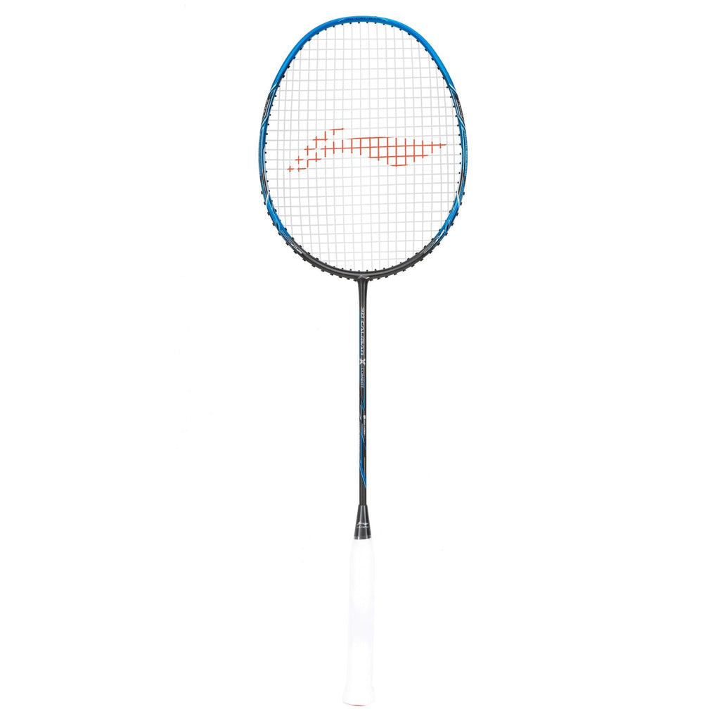 Li-Ning 3D Calibar X Combat badminton racket, Charcoal/Blue, image 6