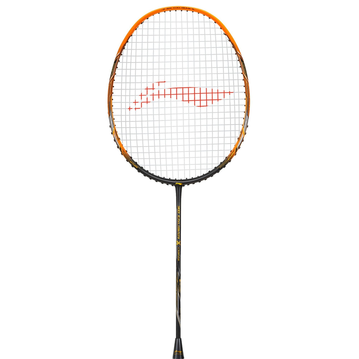 Li-Ning 3D Calibar X Drive badminton racket, Dark Grey/Gold, image 2