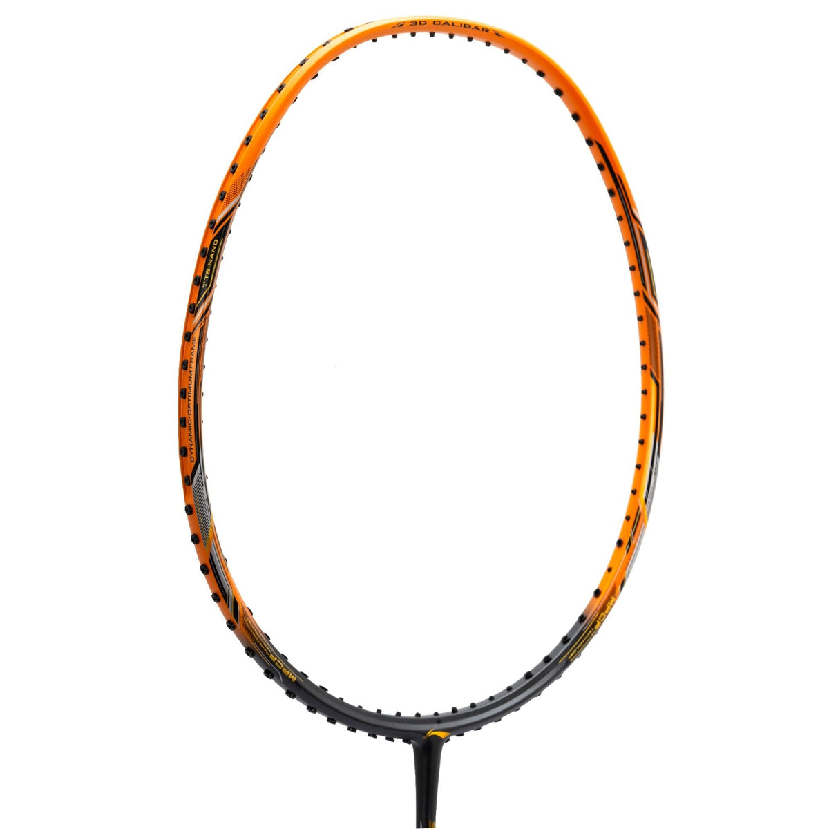 Li-Ning 3D Calibar X Drive badminton racket, Dark Grey/Gold, image 3