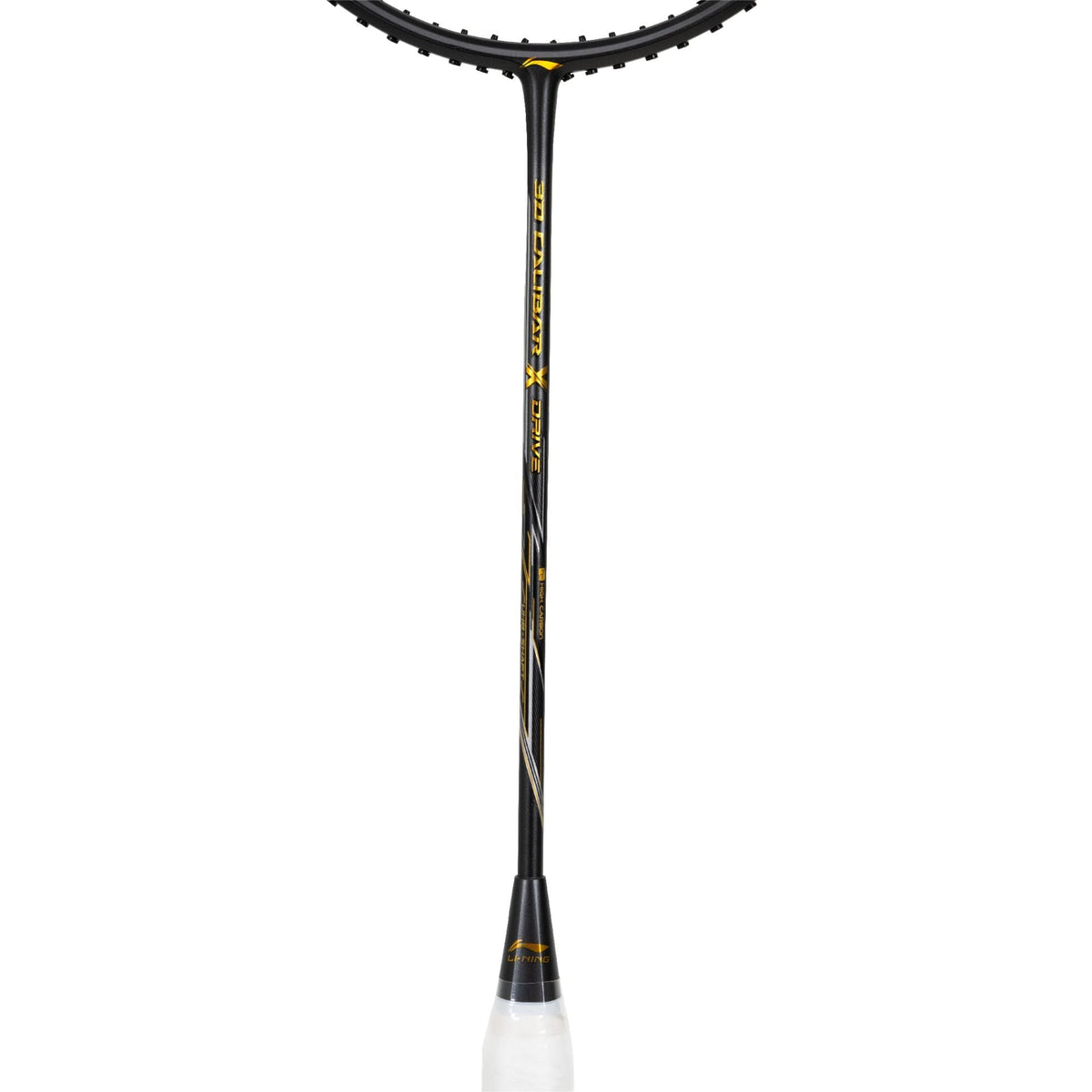 Li-Ning 3D Calibar X Drive badminton racket, Dark Grey/Gold, image 4