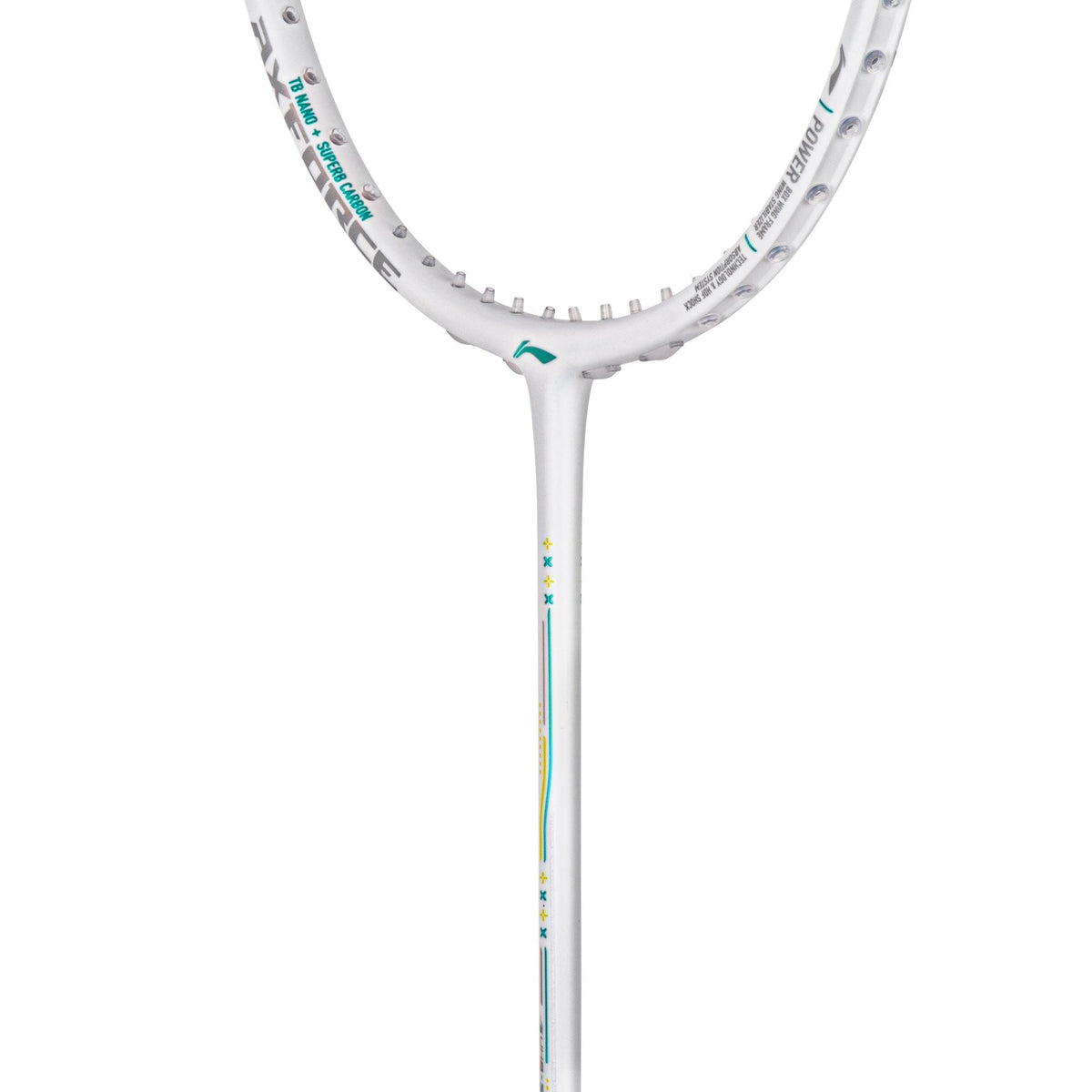 Li-Ning AxForce 60 - 4U badminton racket, White, image 3