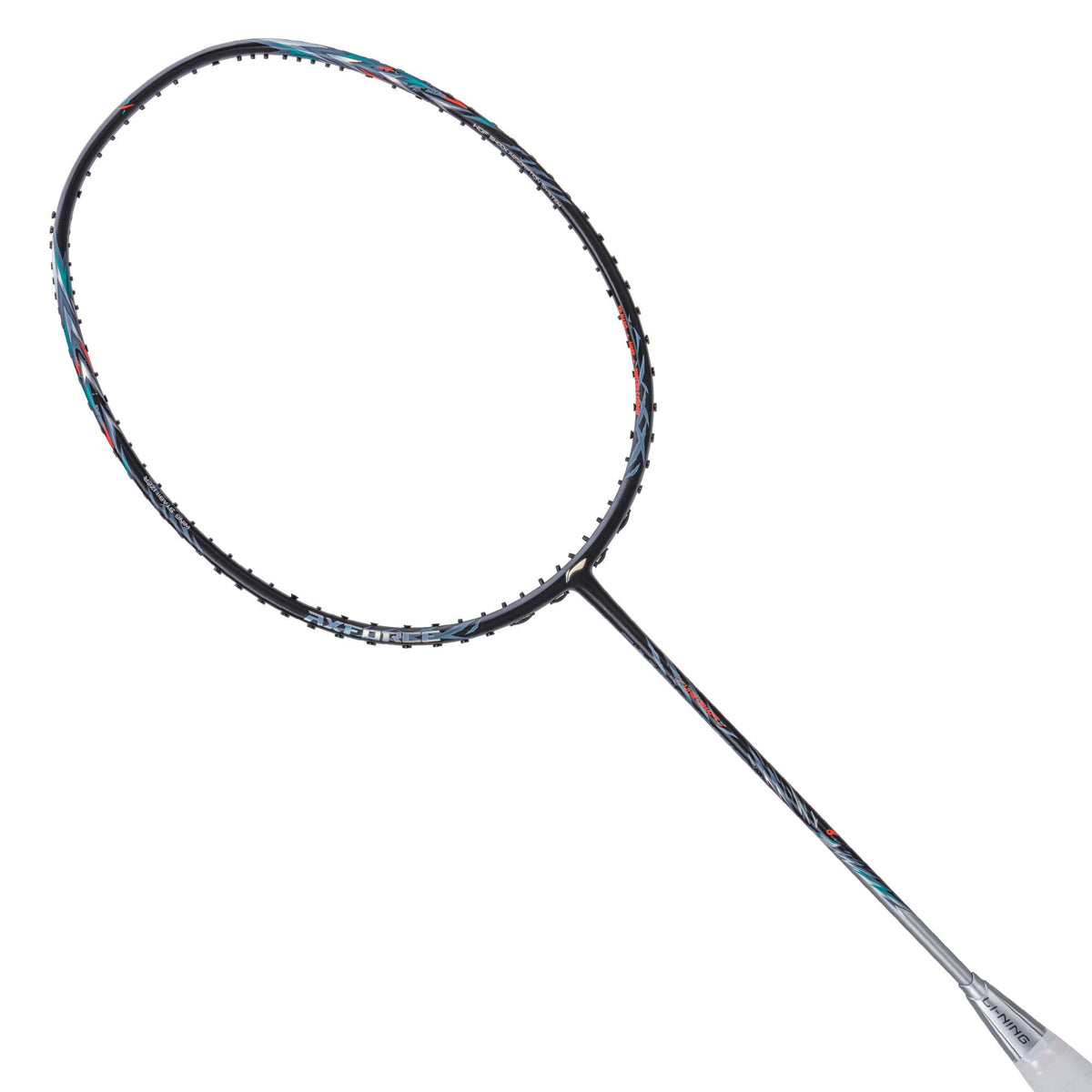 Li-Ning AxForce 70 - 4U badminton racket, Black/Silver, image 1