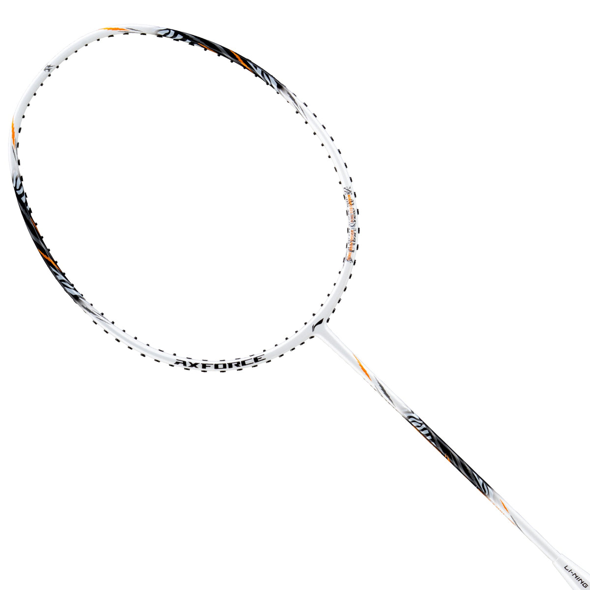 Li-Ning Axforce Tiger - 4U badminton racket, White/Black/Orange, image 1
