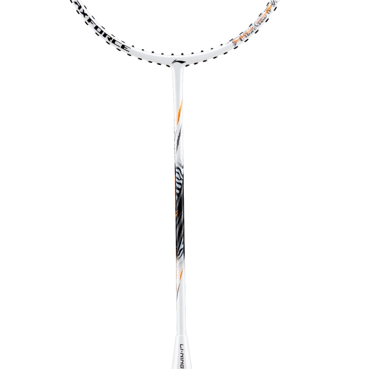 Li-Ning Axforce Tiger - 4U badminton racket, White/Black/Orange, image 3