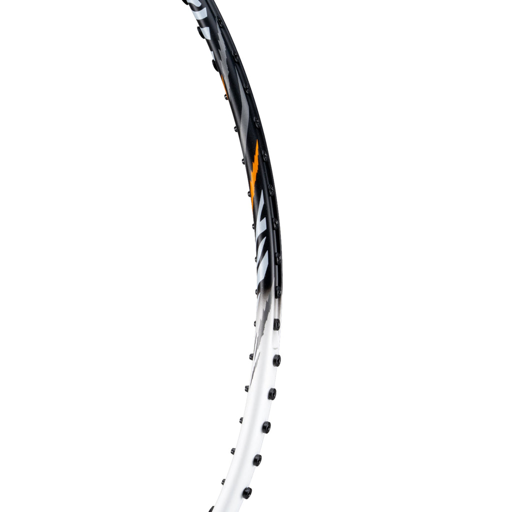 Li-Ning Axforce Tiger - 4U badminton racket, White/Black/Orange, image 4