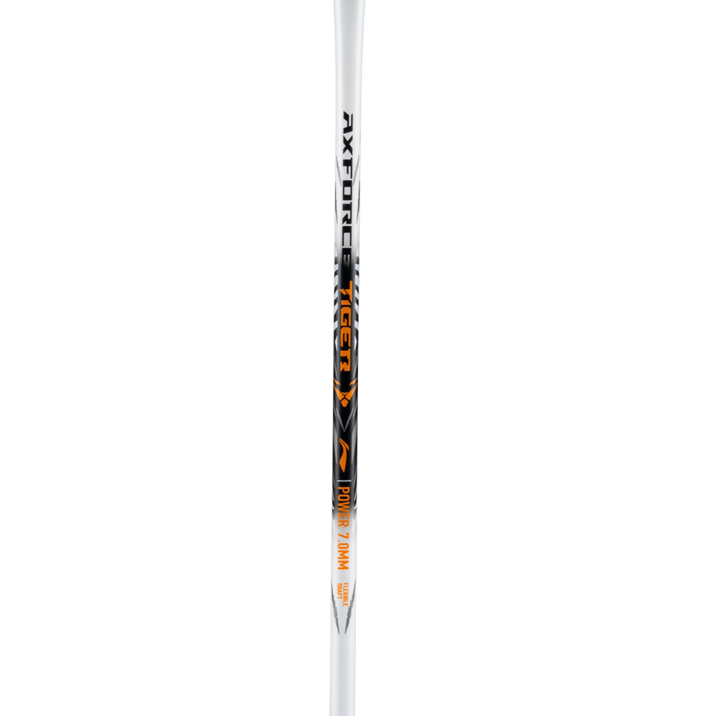 Li-Ning Axforce Tiger - 4U badminton racket, White/Black/Orange, image 6