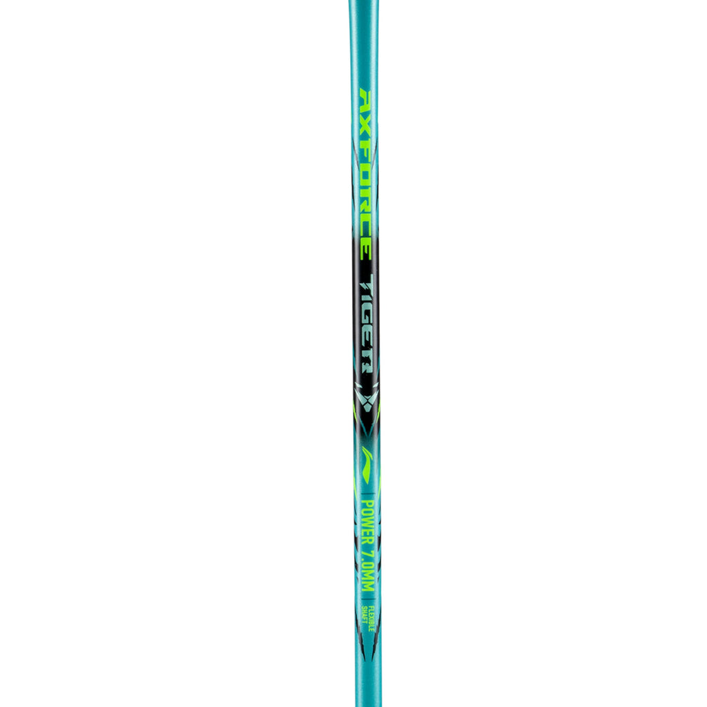 Li-Ning Axforce Tiger - 4U badminton racket, Cyan/Black, image 6