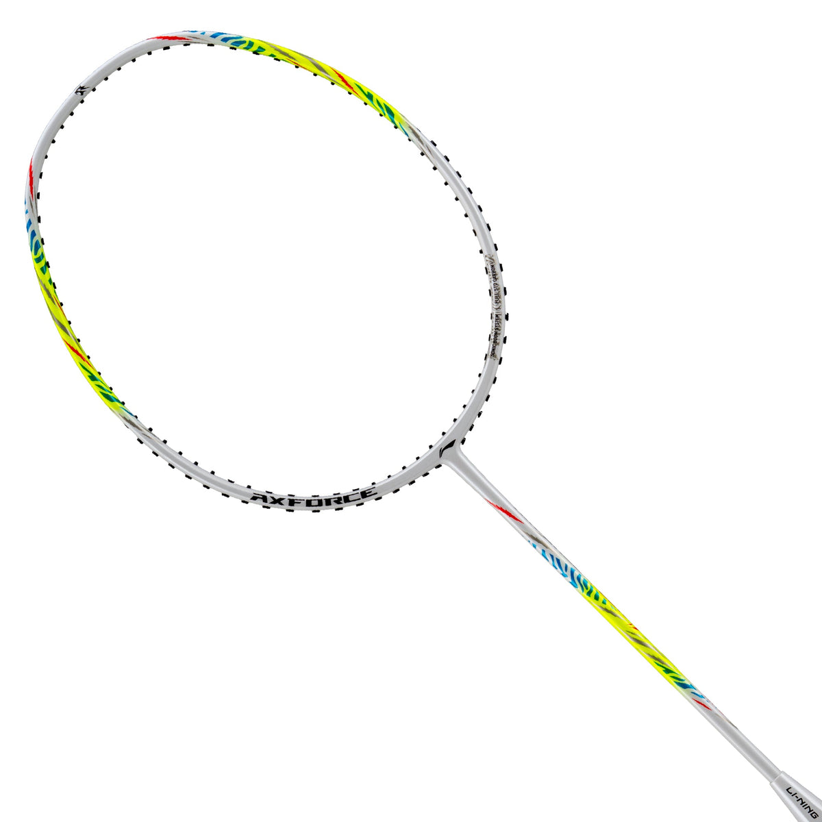 Li-Ning Axforce Tiger - 4U badminton racket, White/Lime, image 1